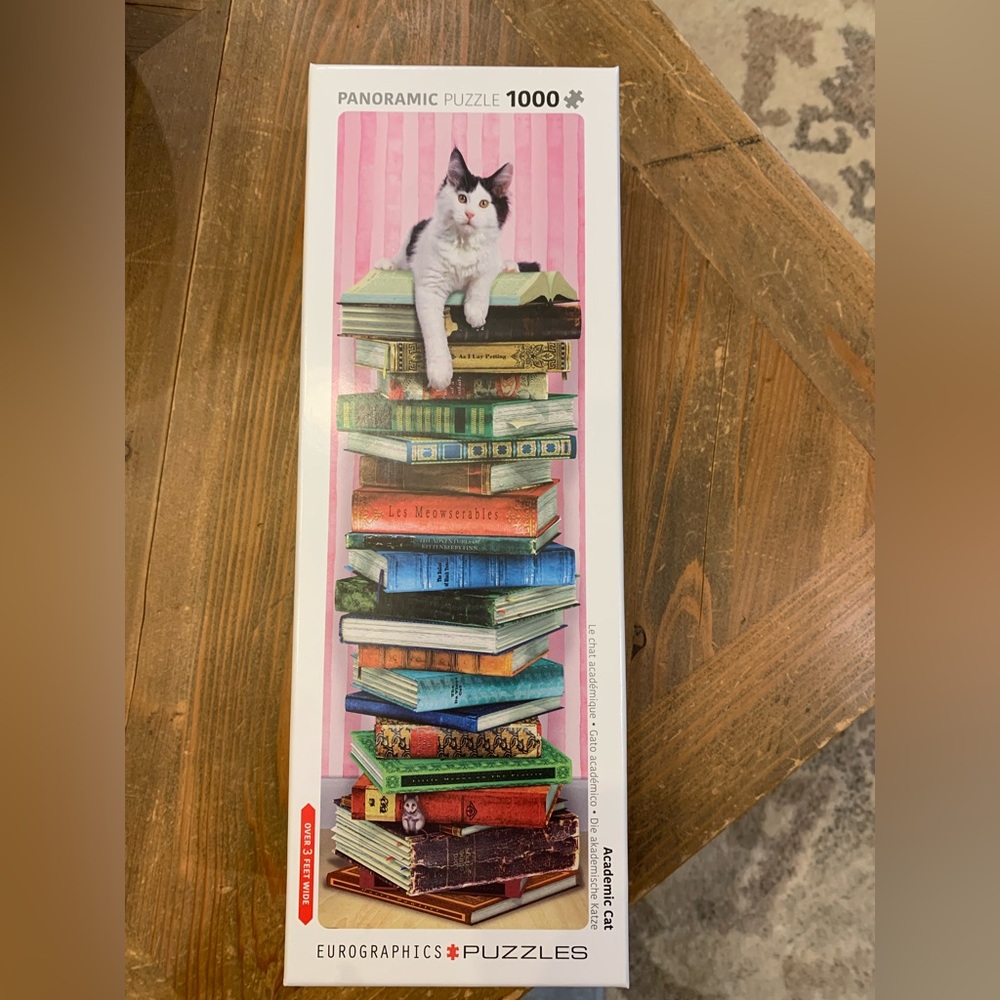 Eurographics academic cat 1000 piece puzzle